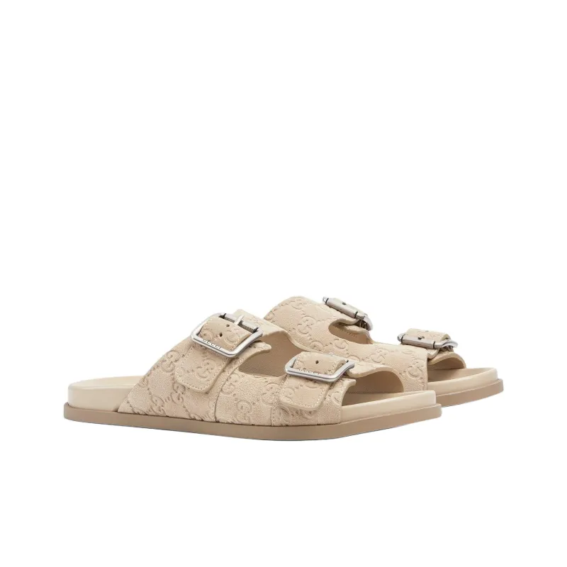GUCCI Slide Slippers Men's Light Umber-2