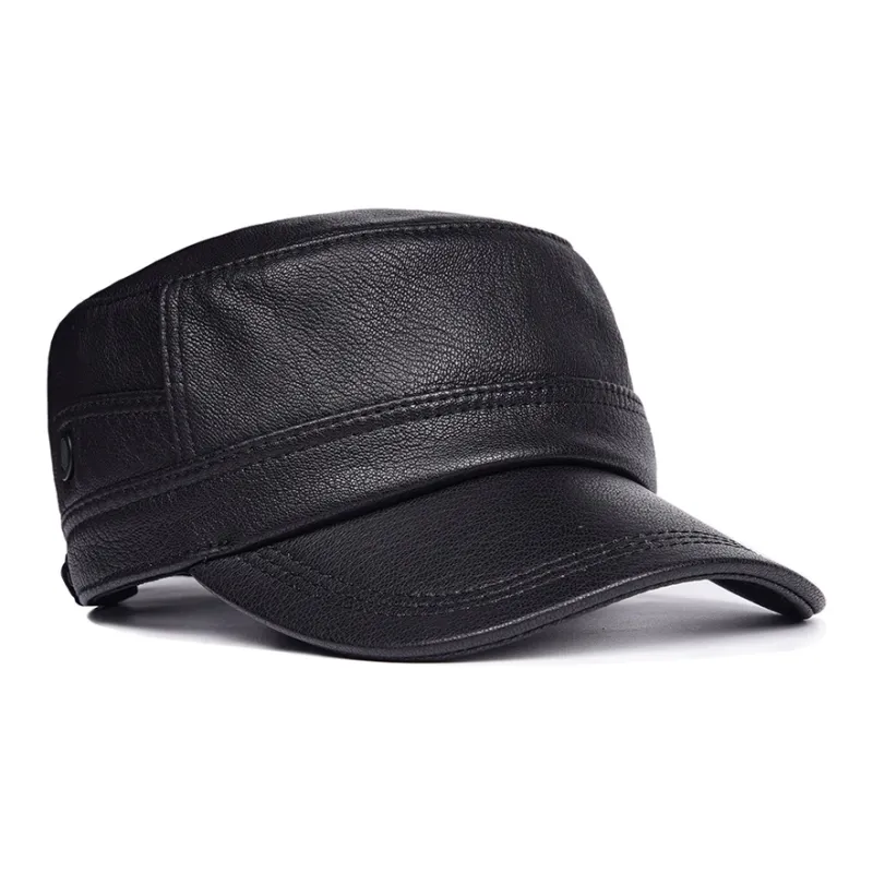 PIERRE CARDIN Polyester Goat Leather Baseball Caps Men's-2