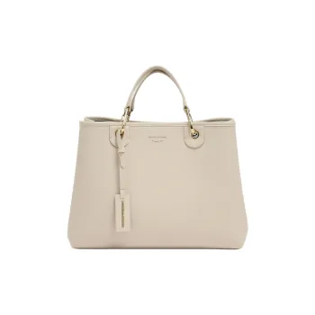 EMPORIO ARMANI PVC Shoulder Bag, Crossbody Bag, Handbag Women's Beige
