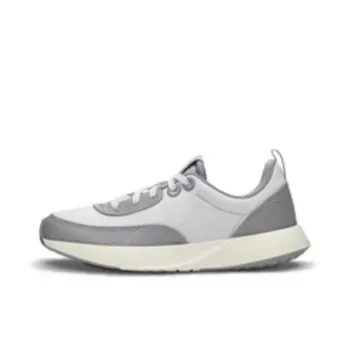Allbirds Anti Slip Wear Resistant Low Top Running Shoes Men's White Gray