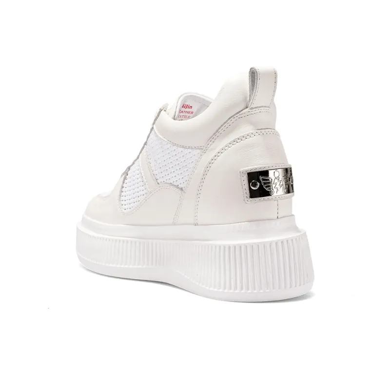 IiJin Low Top Woven Cut Out Trendy Sneakers & Casual Shoes Women's-2