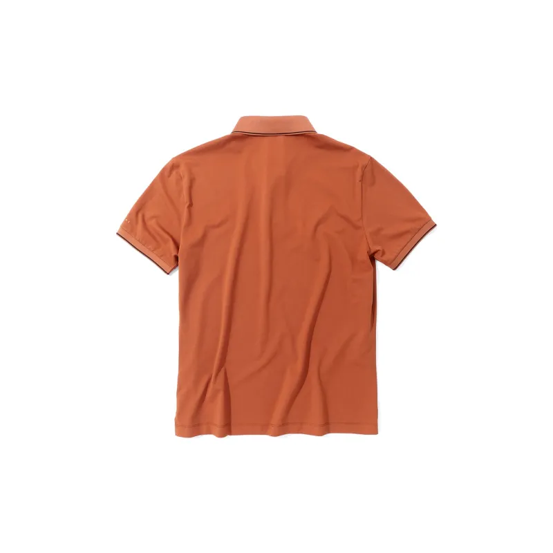 Mr.Bu Polo Shirt Men's Saddle Brown-1