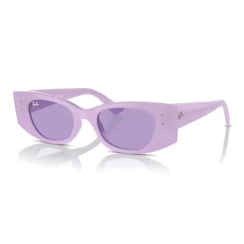RayBan Injection-Molded Rectangular Sunglasses Women's Purple