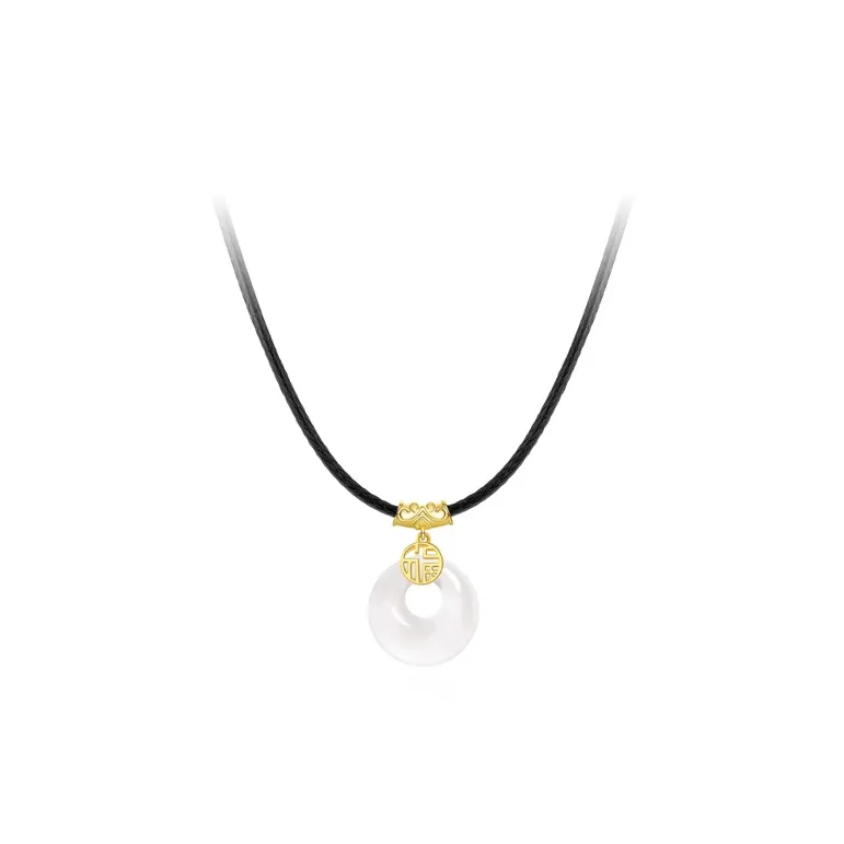 Ancient Jewelry Chalcedony Necklaces Unisex-0