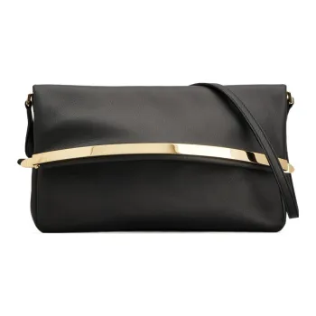 TOD'S Logo Debossed Flap Bag