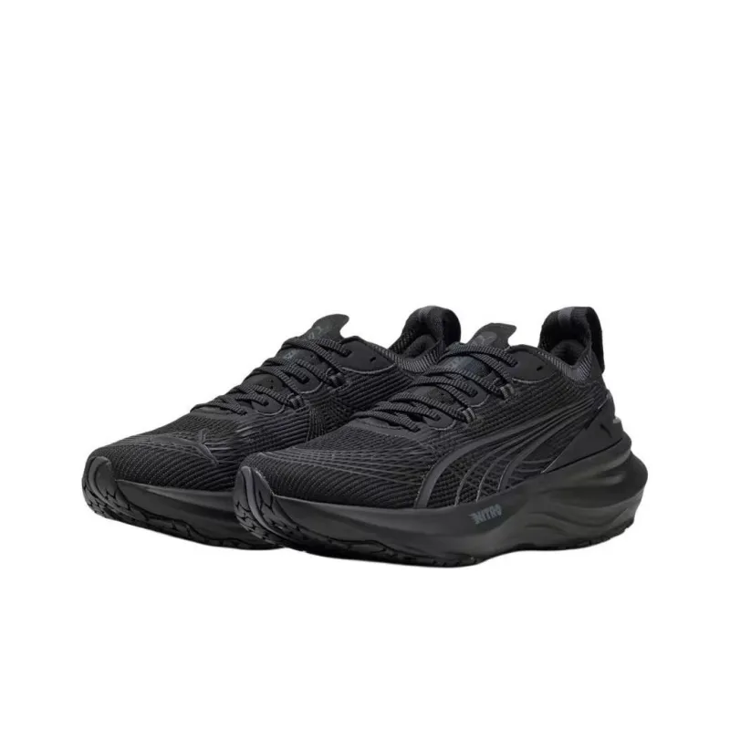 PUMA ForeverRun NITRO™ II Anti Slip Wear Resistant Low Top Casual Running Shoes Men's Black-2