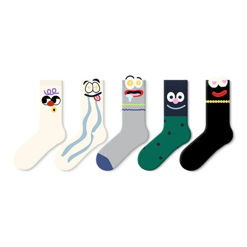 JKN Mid Calf Socks Women's 5 Pack-21