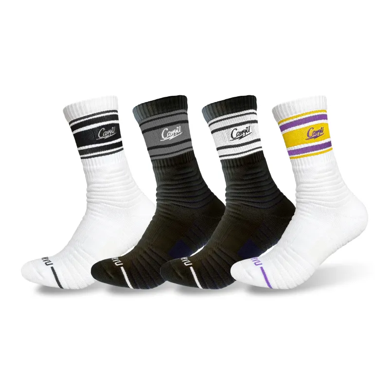 CARRYYOU Basketball Socks Unisex 4 Pack-10