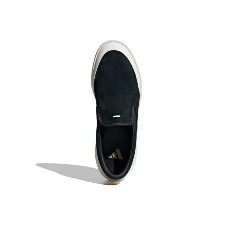 Adidas Labcourt Anti-Slip Wear-Resistant Low-Top Skateboard Shoes Unisex Black Bright White Light Gold-2