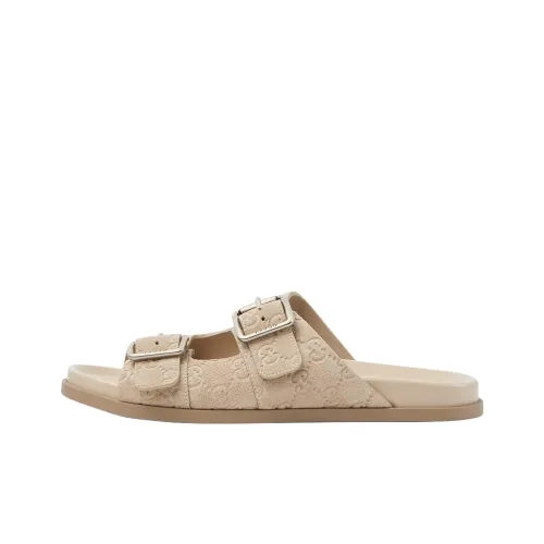 GUCCI Slide Slippers Men's Light Umber