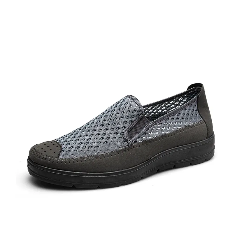 Strongman Casual Shoes Men Low Top Black/Gray-5
