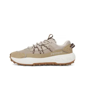 Under Armour Cushioning, Wear Resistant Low Top Hiking Shoes Unisex Taupe
