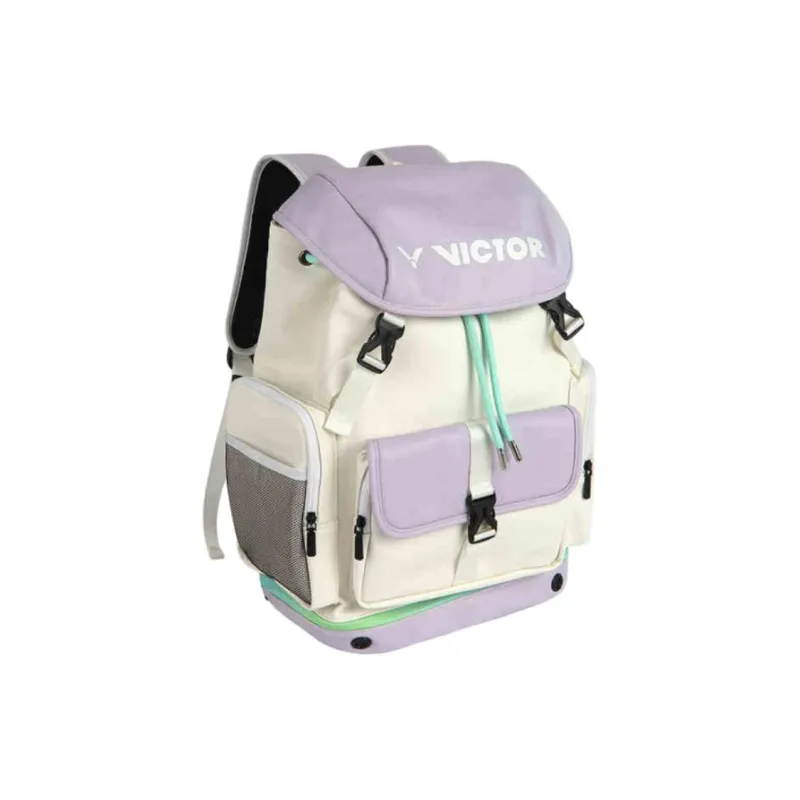 VICTOR Badminton Racket Bags Backpack Bright White With Lavender Women's-1