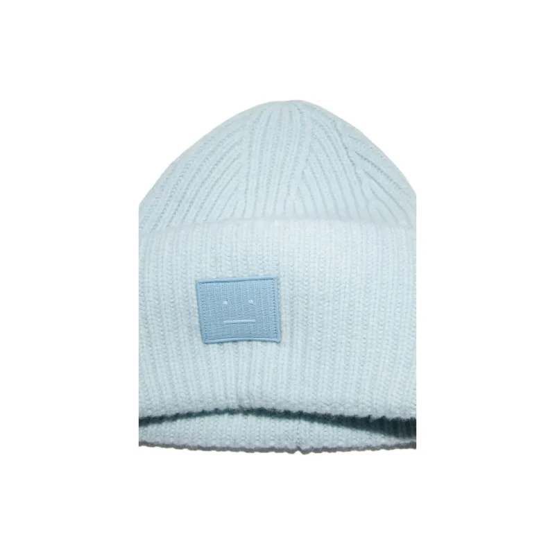 Acne Studios Wool Beanies Women's Light Blue-2