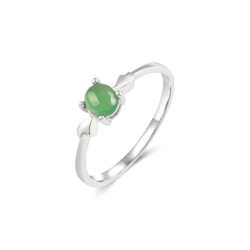 TAMINA Glutinous Jade Jadeite Rings Women's