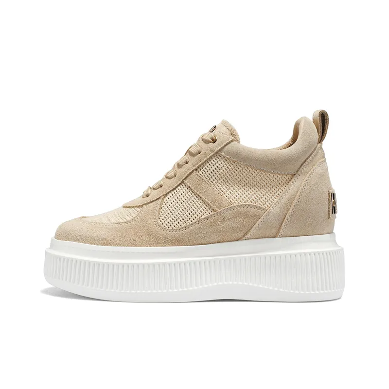 IiJin Low Top Woven Cut Out Trendy Sneakers & Casual Shoes Women's-5