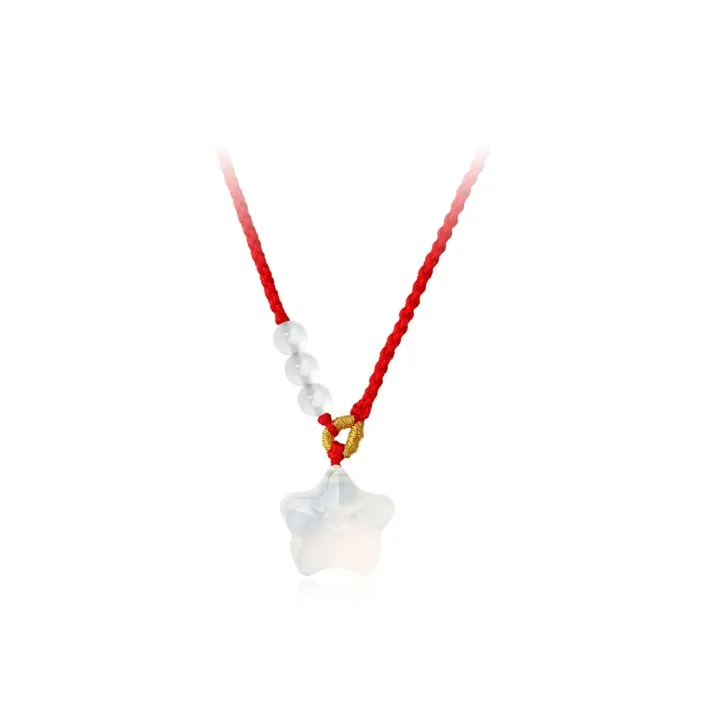 Ancient Jewelry Chalcedony Necklaces Unisex-3
