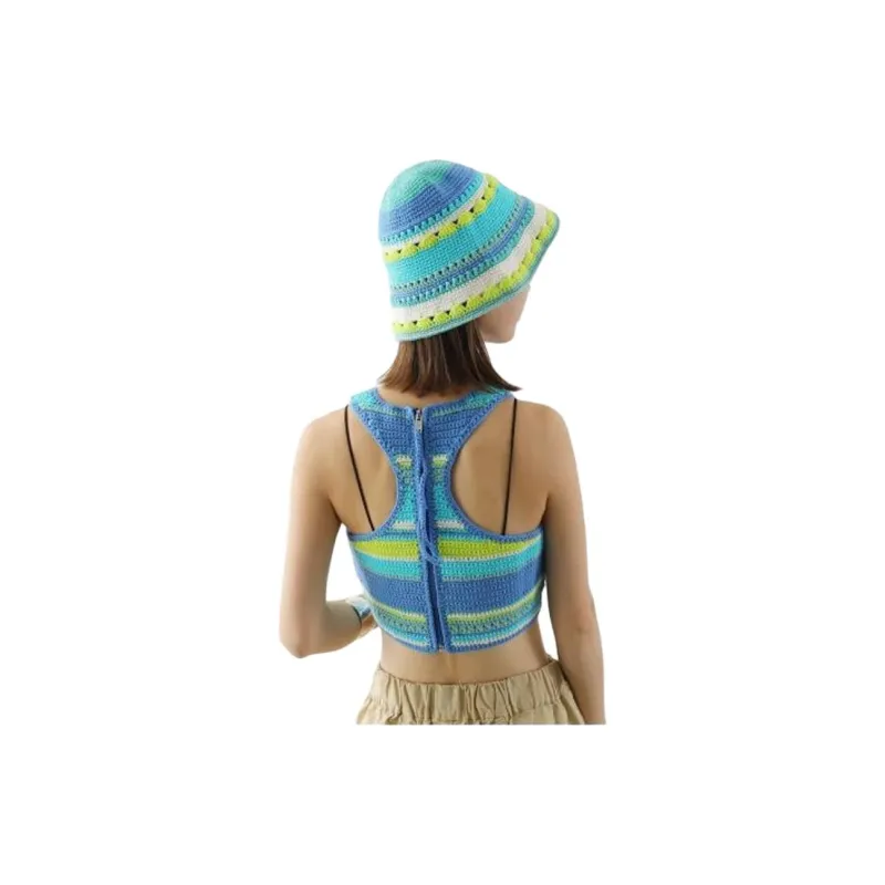 GANNI Crochet Bucket Hat-3