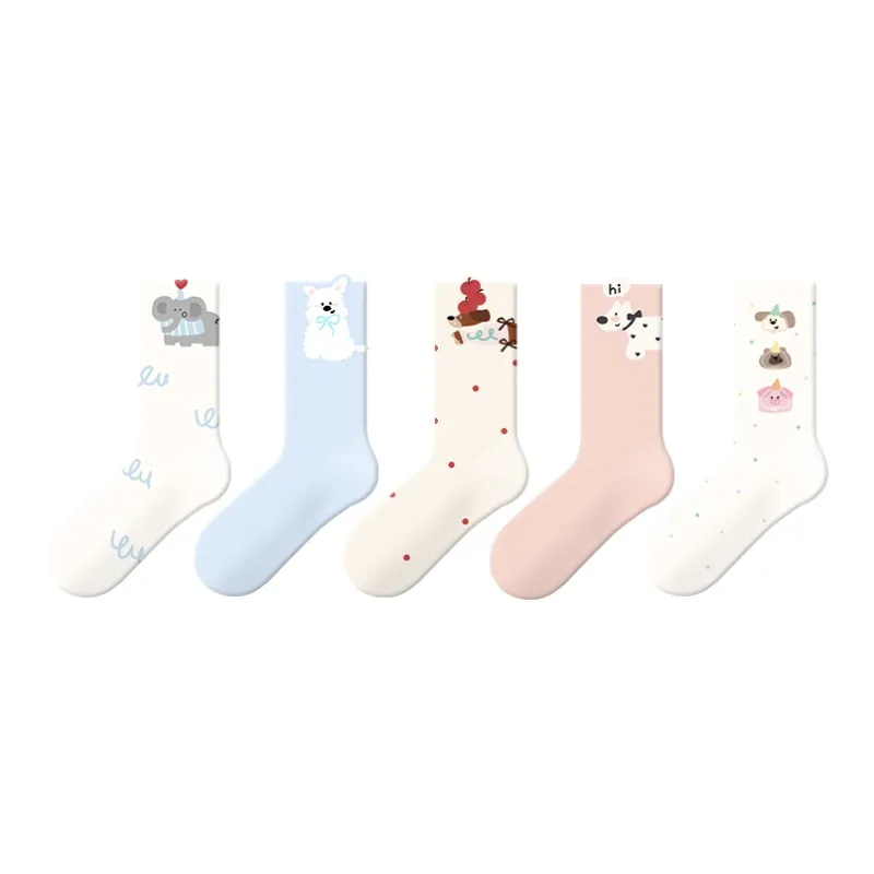 JKN Mid Calf Socks Women's 5 Pack-0