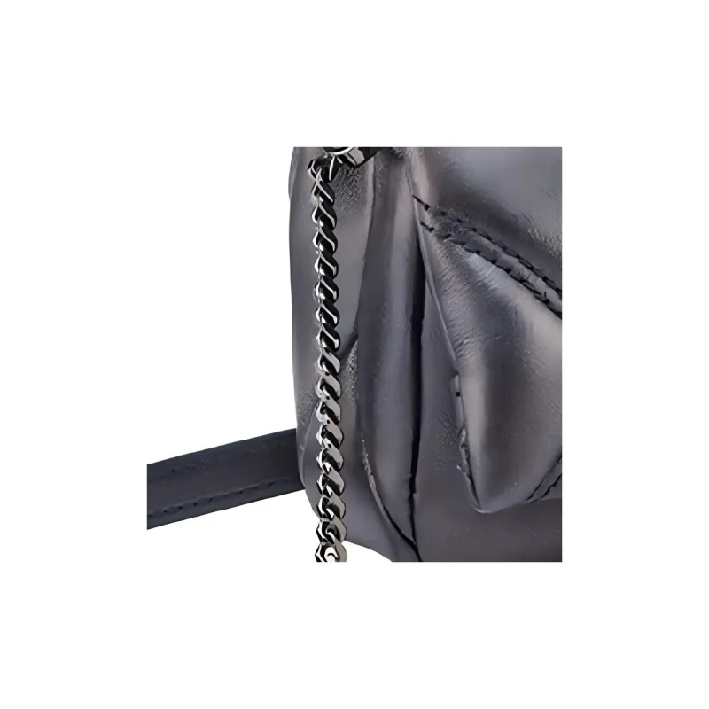 BVLGARI Serpenti Cabochon Calfskin Crossbody Bag Shoulder Bag Mini Women's Gray-2