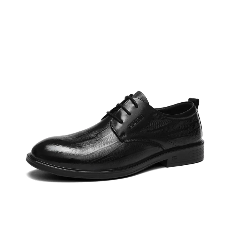 G.N.SHIJIA Dress Shoes Men's Black-2