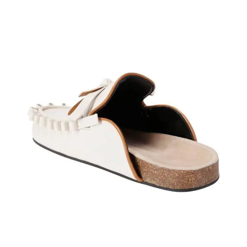 JW Anderson Ruffle Detailed Slip On Mules Women's-2