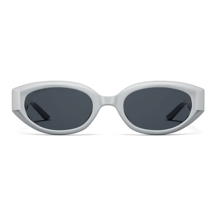 PARZIN TR/Memory Plastic Irregular Shape Sunglasses Unisex-8