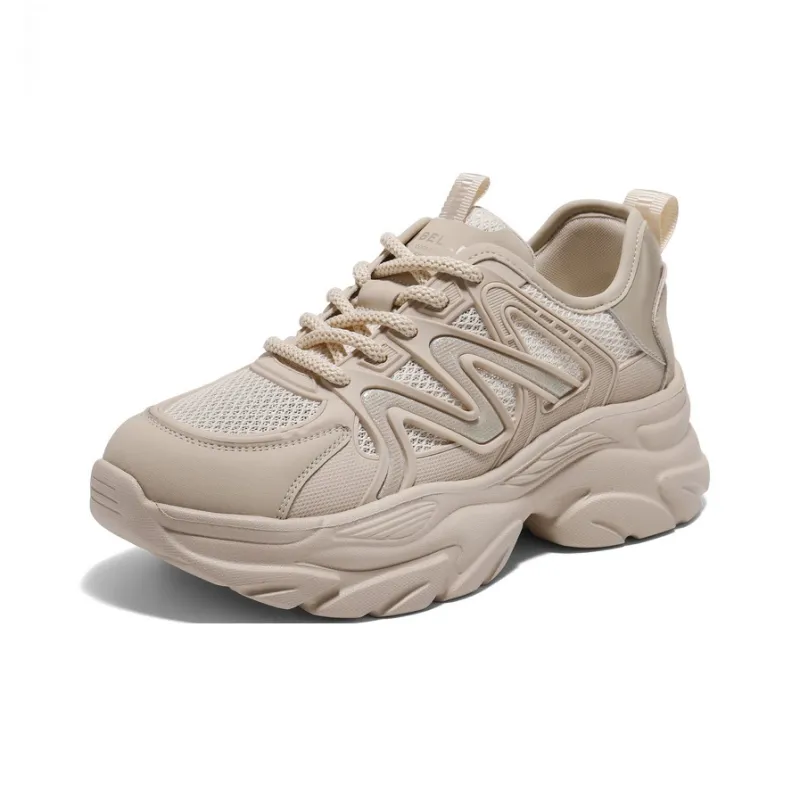 BELLE Anti Slip Wear Resistant Low Top Chunky Sneakers Women's-1