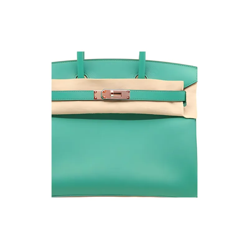 HERMES Birkin Epsom Leather Birkin Bag Handbags Women's Protea Green-3