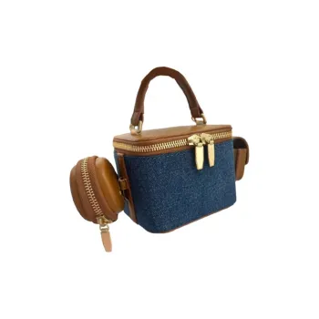 BEMIX PETS PU Crossbody Handbag Women's Denim Blue