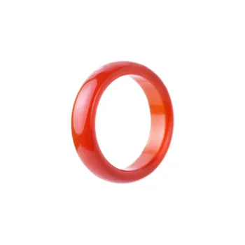 Clear Snow Chalcedony Rings Unisex