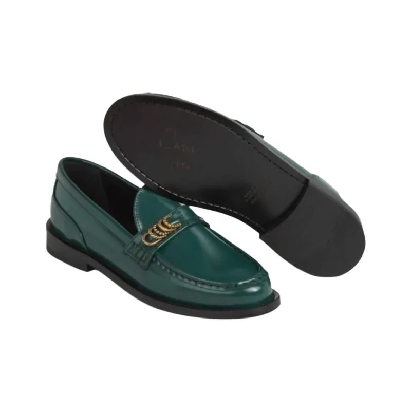 DOROTHEE SCHUMACHER Modern Shine Loafers Women's Green-4