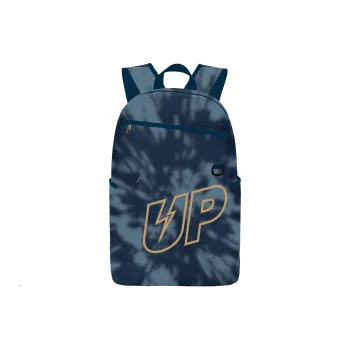 TURN UP Polyester Backpack Laptop Bag Unisex Dark Blue