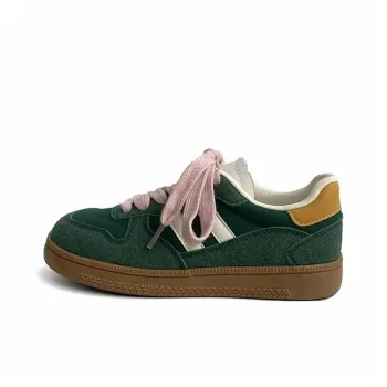 WJA Slip Resistant Cushioning Impact Resistance Wear Resistant Lightweight Low Top Skateboard Shoes Women's