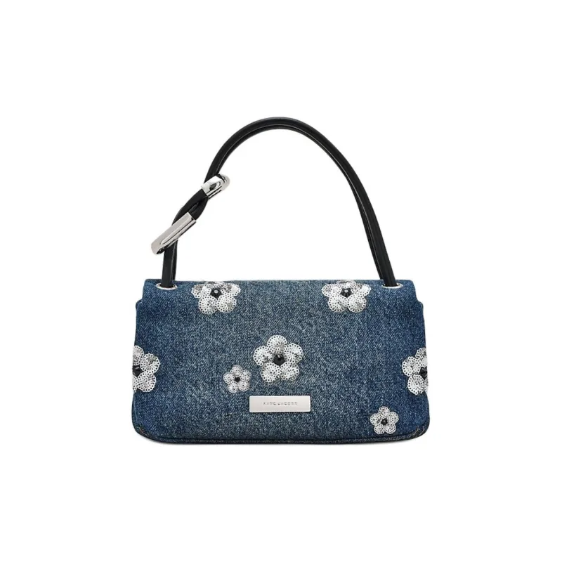 MARC JACOBS Denim Handbag, Shoulder Bag Mini Women's Denim Blue-2