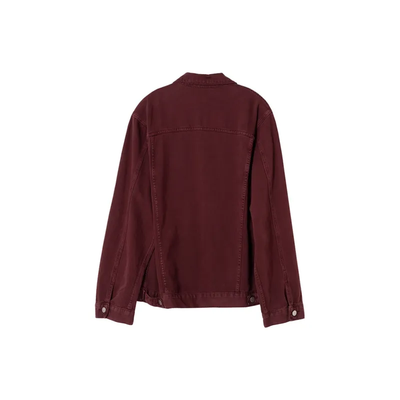SOON FLOWER Denim Jacket Women's Ancora Red-1