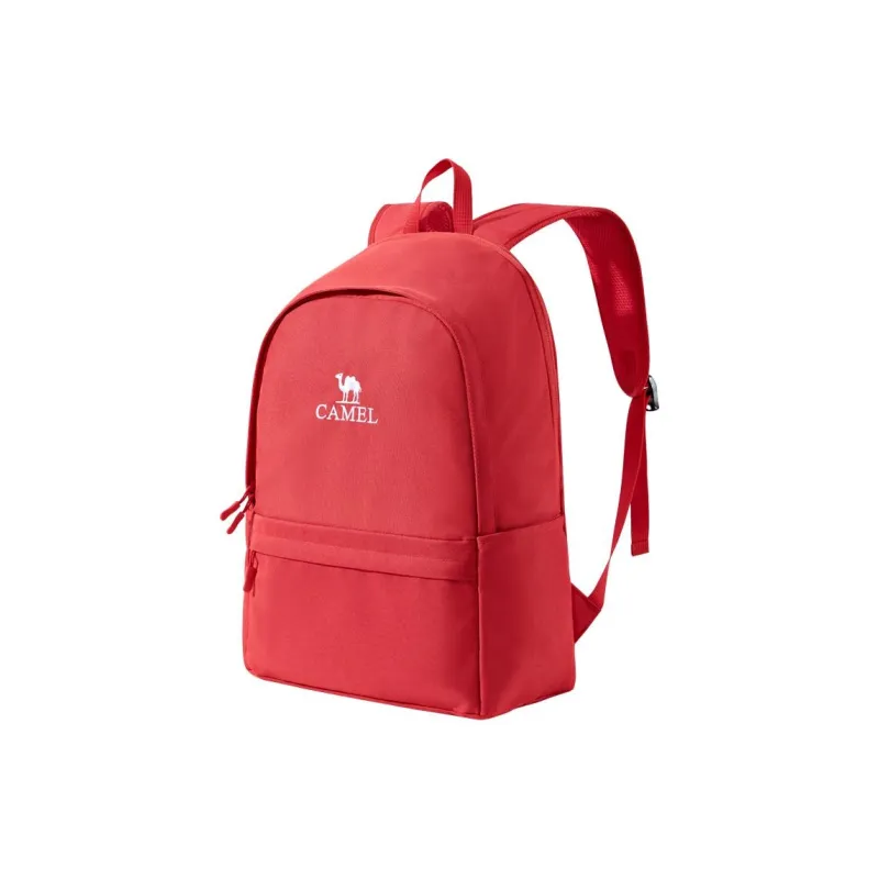 CAMEL Fabric Backpack Unisex Phantom Black/Aurora Red-1