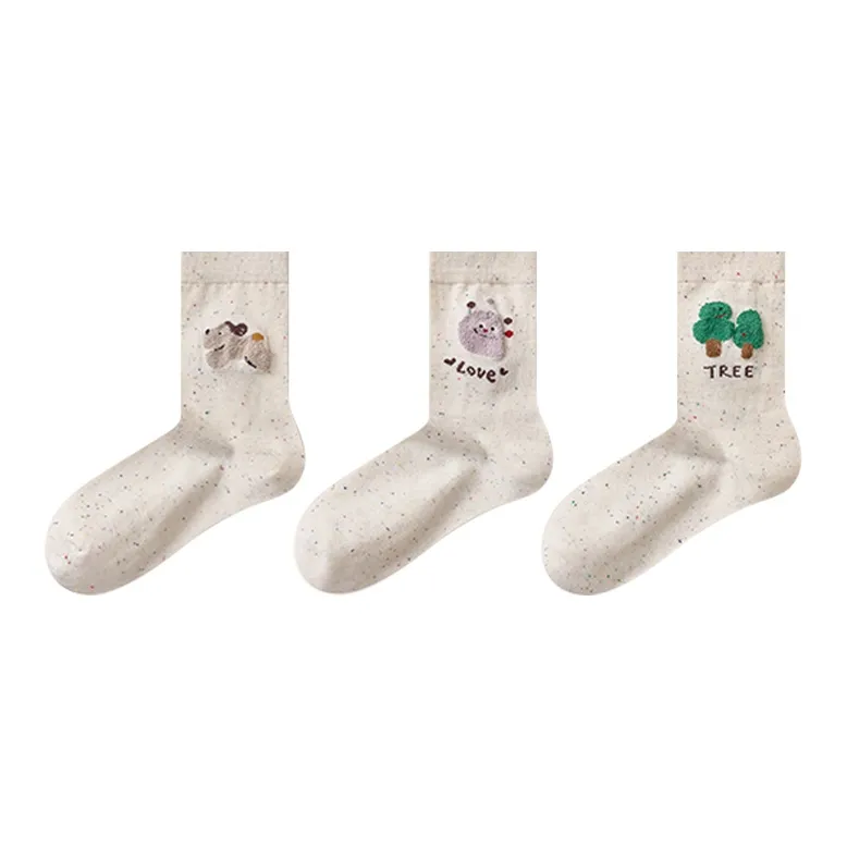 Montagut Mid-Calf Socks Women's Combo Set-8
