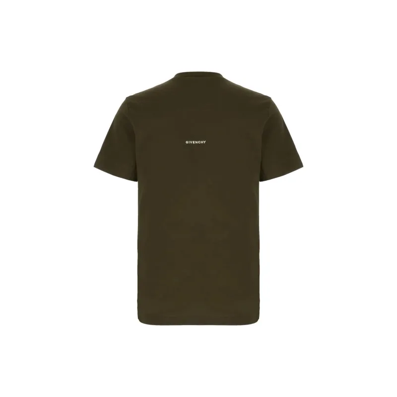 Givenchy T Shirt Men's Olive Green-1