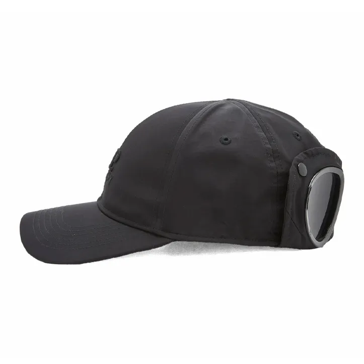 C.P.Company Polyester Baseball Caps Men's Black-2