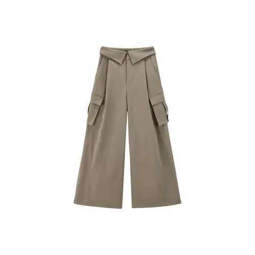 PEACEBIRD Casual Pants Women's Brown