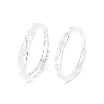 PRETTY DIARY S925 Silver Rings Unisex