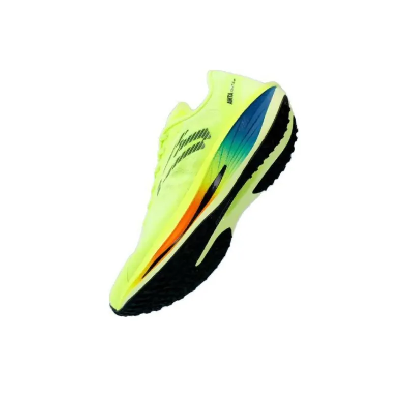Anta Coverage Rebound Low Top Running Shoes Men's Neon Green-4
