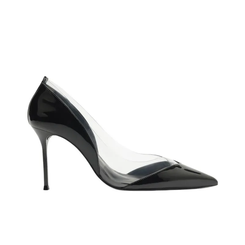 Schutz Andie Slim Heel High Heels 9cm Women's Black-1