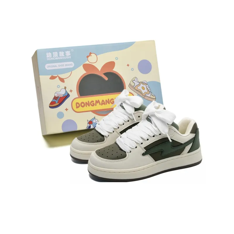 Anime Story Low Top Skateboard Shoes Unisex-0