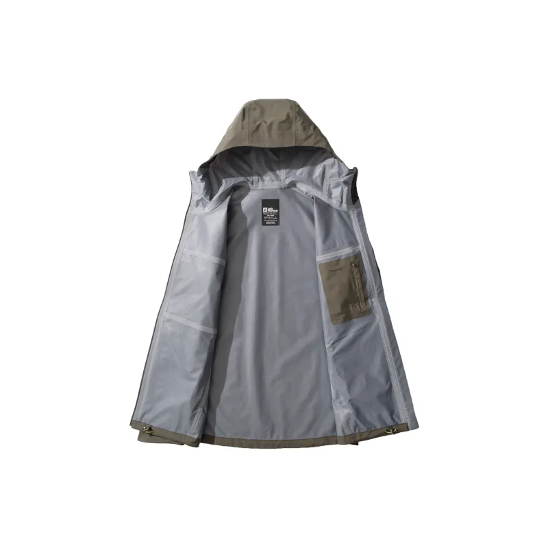 Jack Wolfskin Water-Resistant Windbreaker Jacket Men's-8