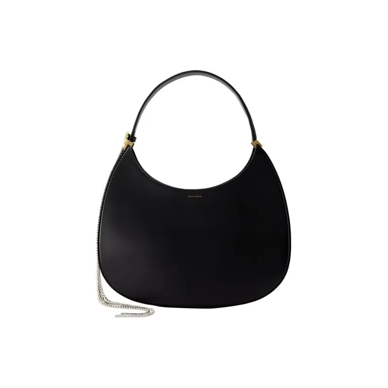 MAGDA BUTRYM Calfskin One Shoulder Handbag Women's Black-1