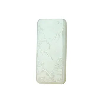 Treasure Pendants White Jade/Pale Greenish White Jade Unisex