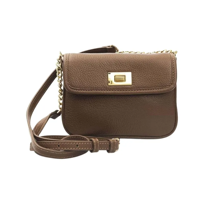 CERRUTI 1881 Leather Crossbody Bag Shoulder Bag Women's Brown-2