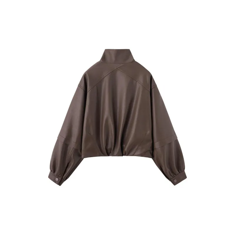 Yi Mengyuan Leather Jacket Women's-1
